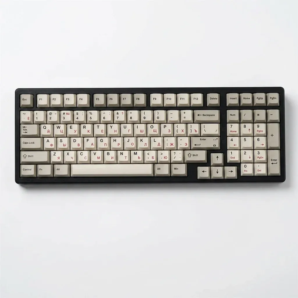 MAIMOOO 9009 retro Russian keycap keyboard