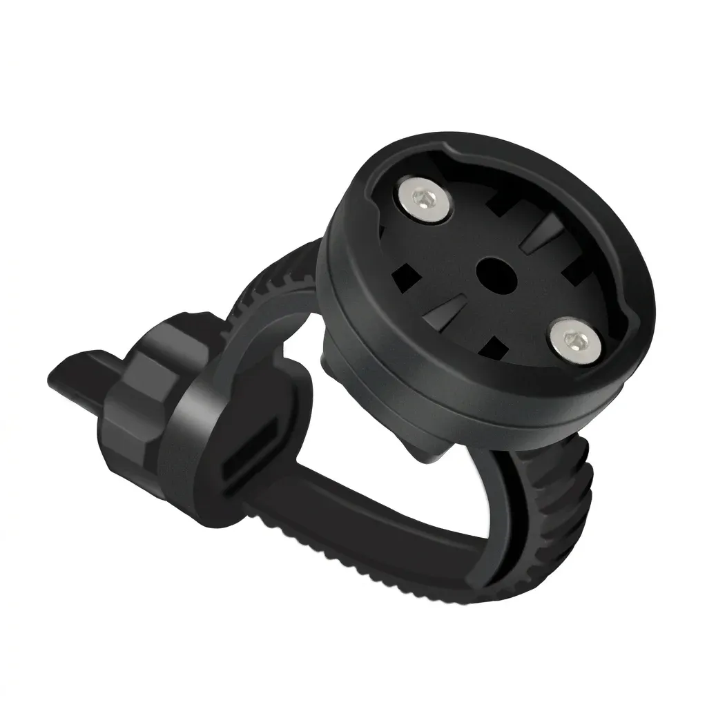 Black rotating bike computer mount bracket