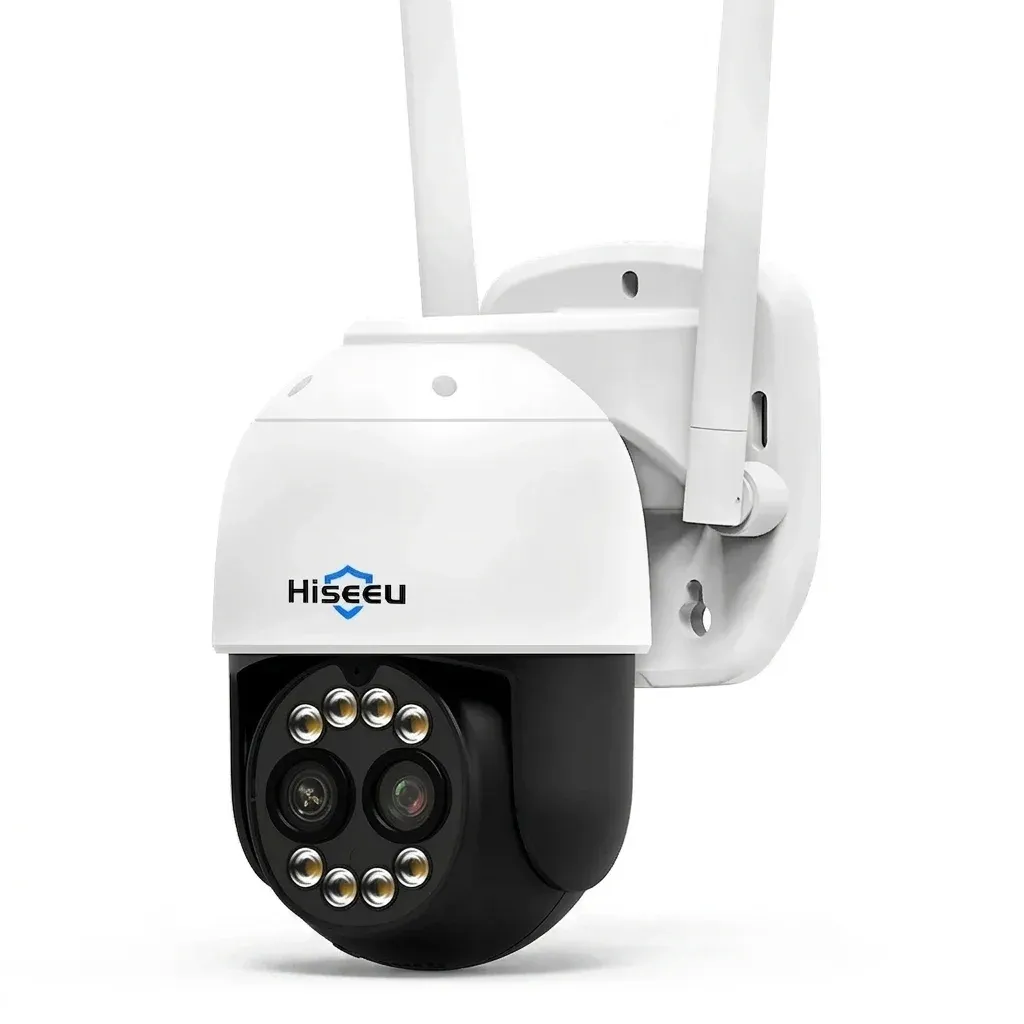 Hiseeu dual-lens PTZ outdoor WiFi camera