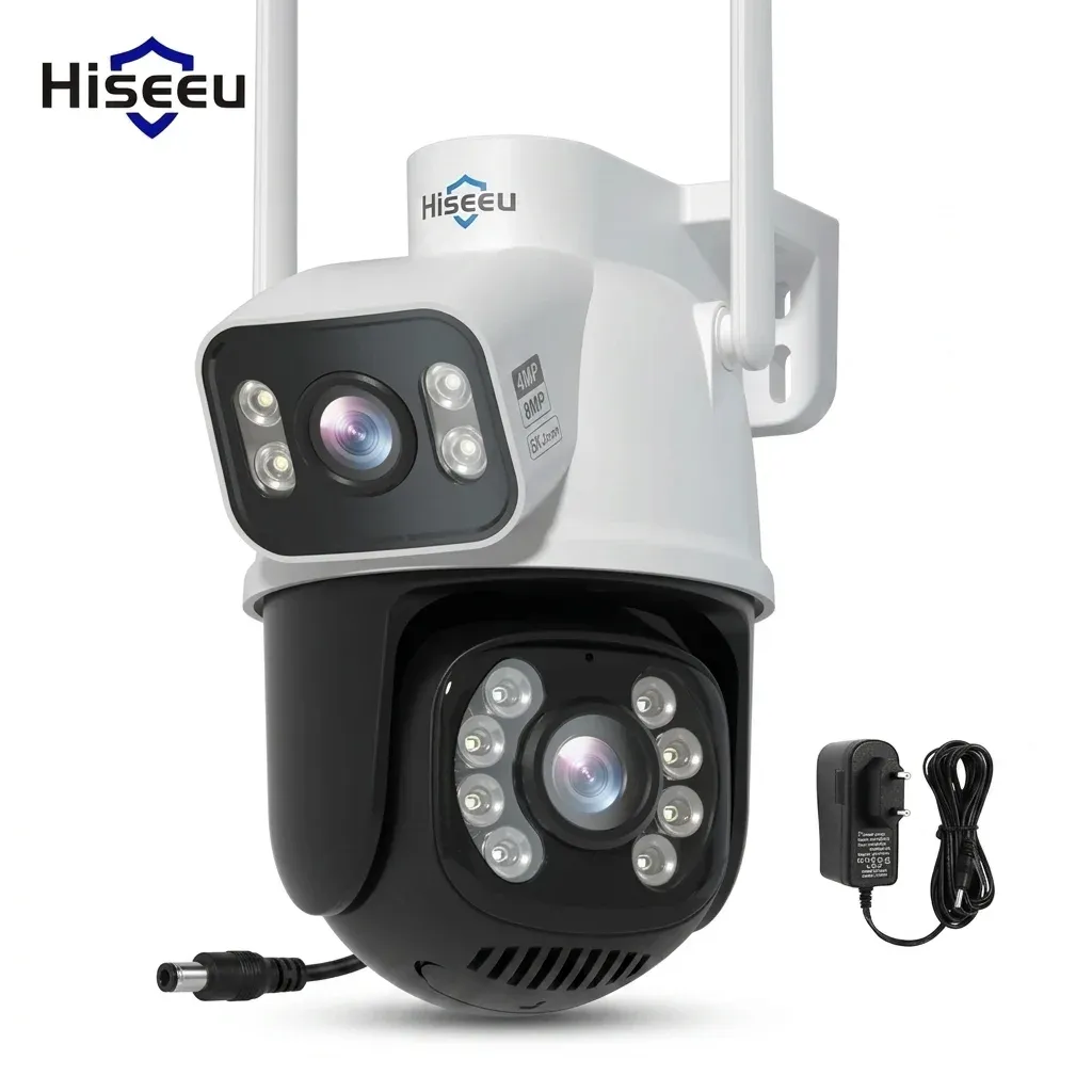 Hiseeu dual-lens PTZ WiFi security camera