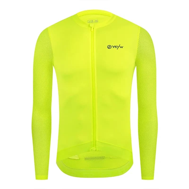 Ykywbike Long-Sleeve Aero Cycling Jersey