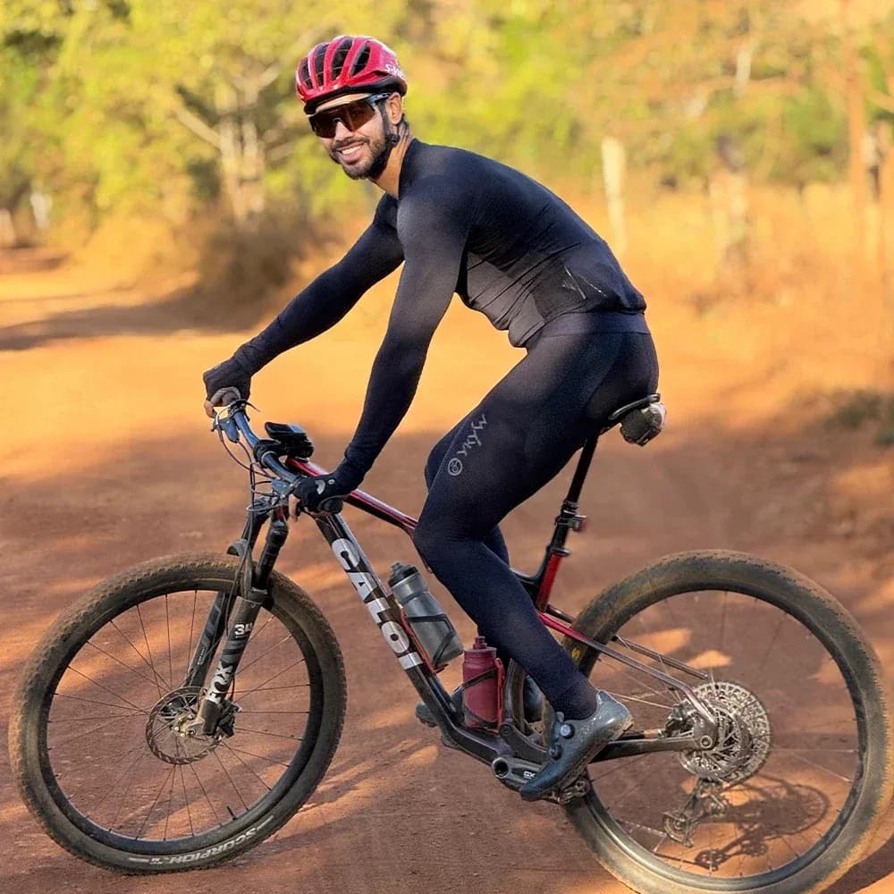 YKYW Men’s Seamless Road Cycling Bib Tights
