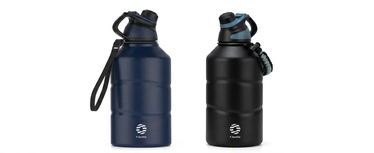 FEIJIAN insulated bottles in navy and black