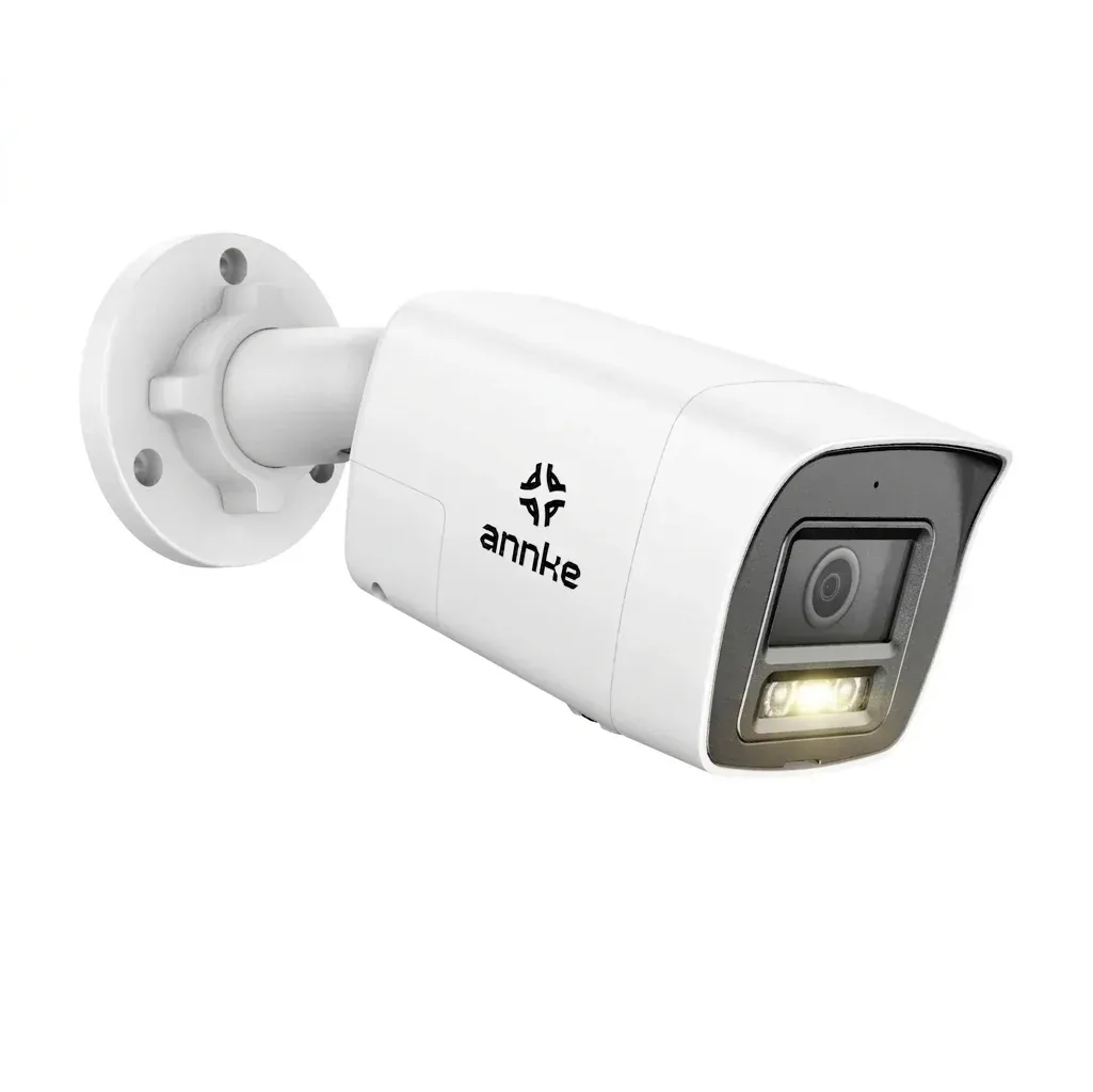 ANNKE white bullet security camera studio shot