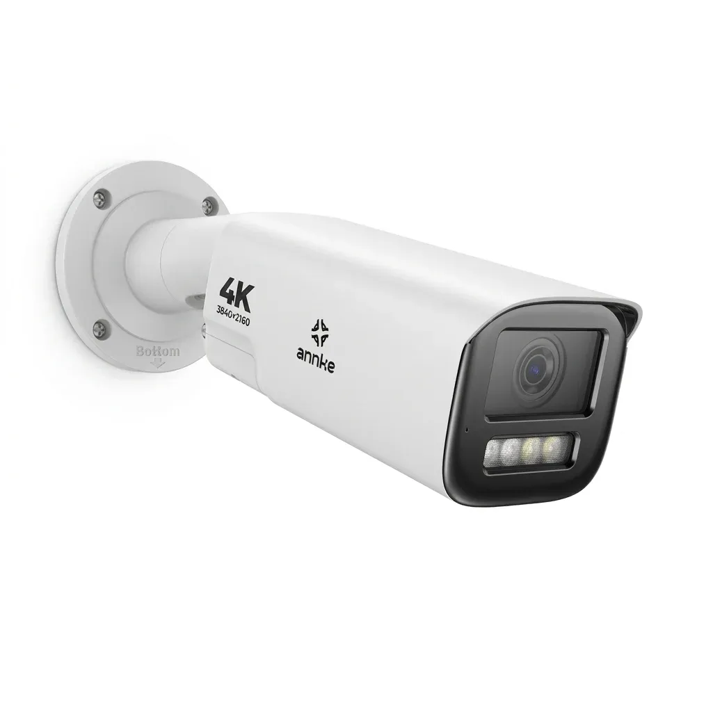 ANNKE white bullet security camera studio shot