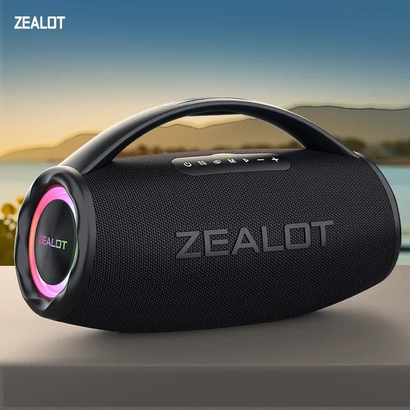 Zealot S97 80W Portable Bluetooth Speaker with RGB Light