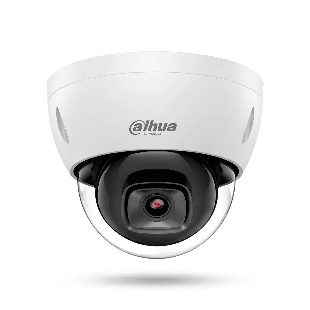 Dahua white dome IP security camera