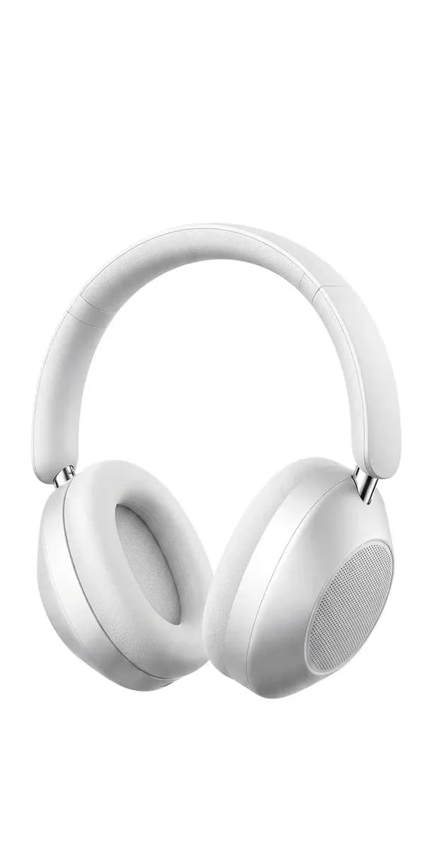 Picun F6 white over-ear wireless headphones