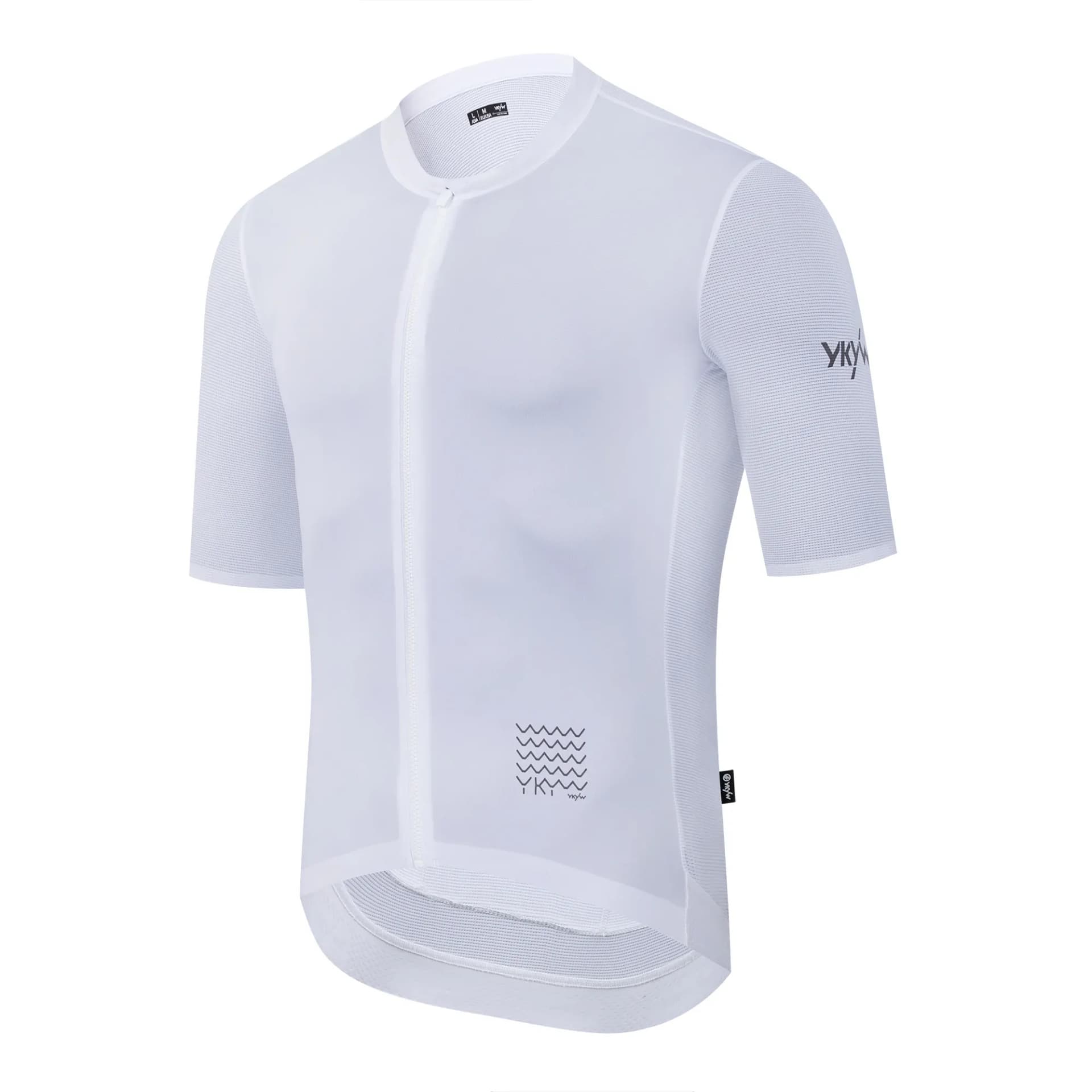 YKYW UPF50+ Summer Men’s Cycling Jersey with YKK Zipper