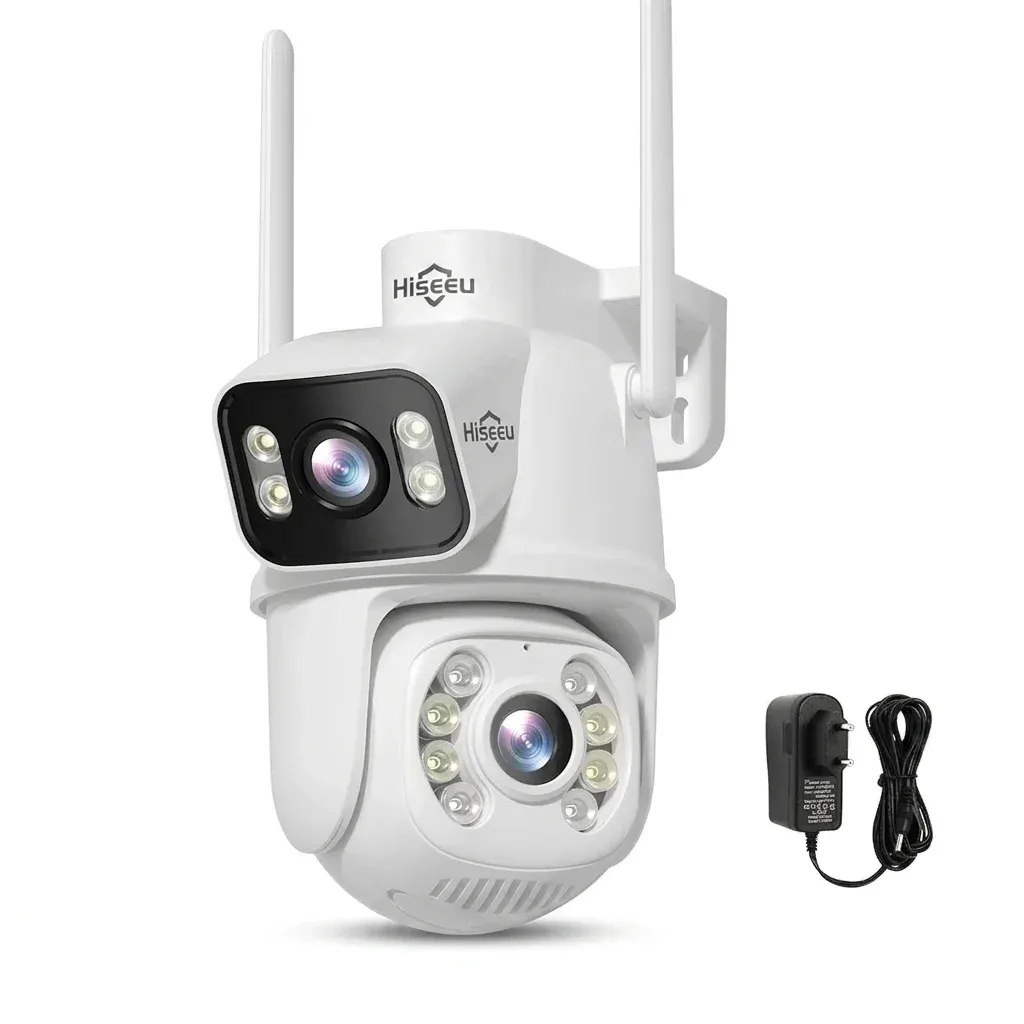 Hiseeu dual-lens WiFi PTZ security camera