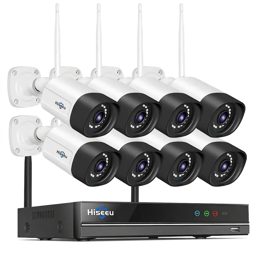 Hiseeu 16-channel WiFi NVR camera kit