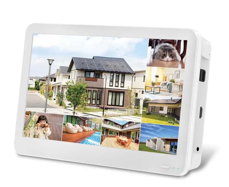 Hiseeu 8-Channel 12-Inch LCD PoE NVR with 4K Support