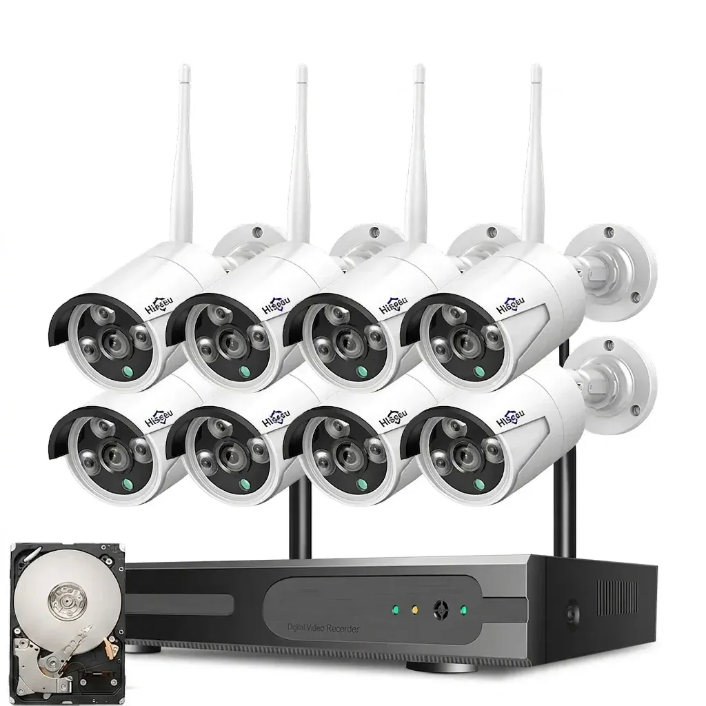 Hiseeu WiFi CCTV camera NVR system