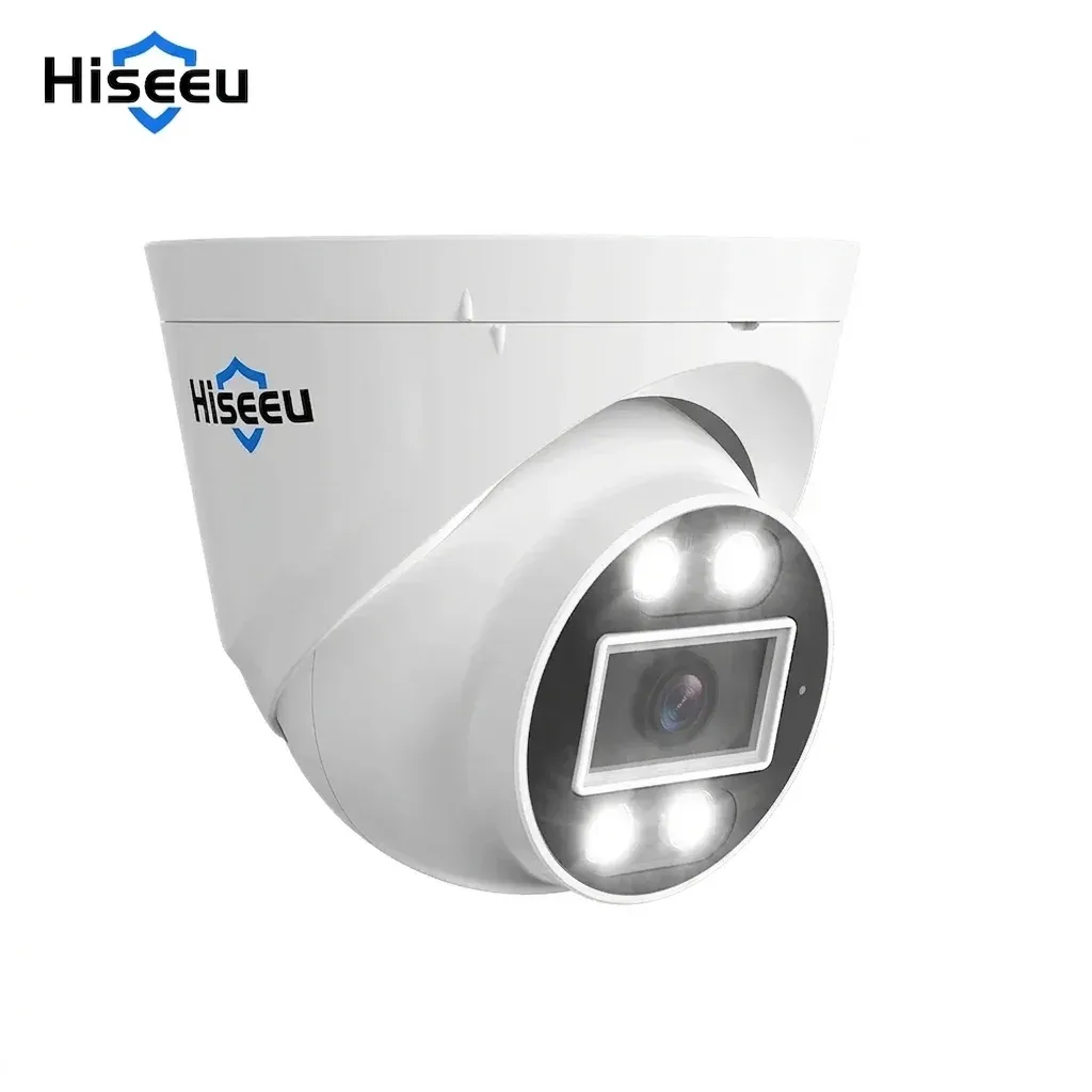 Hiseeu white indoor dome security camera