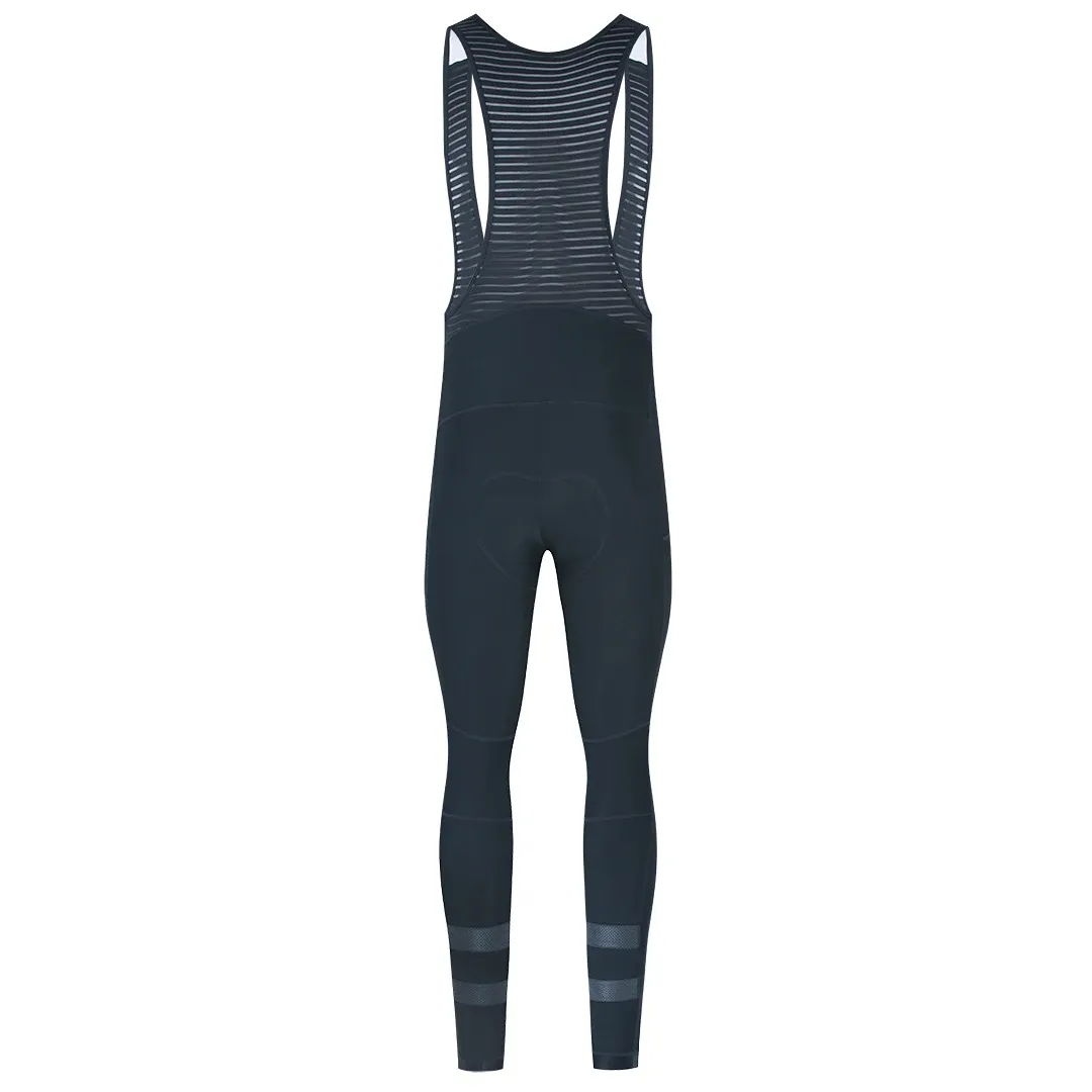 Ykywbike Thermal Fleece Bib Tights for Cold-Weather Cycling