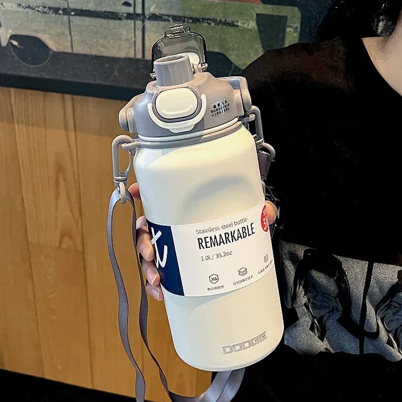 DODGE 1L Stainless Steel Vacuum Thermos Bottle