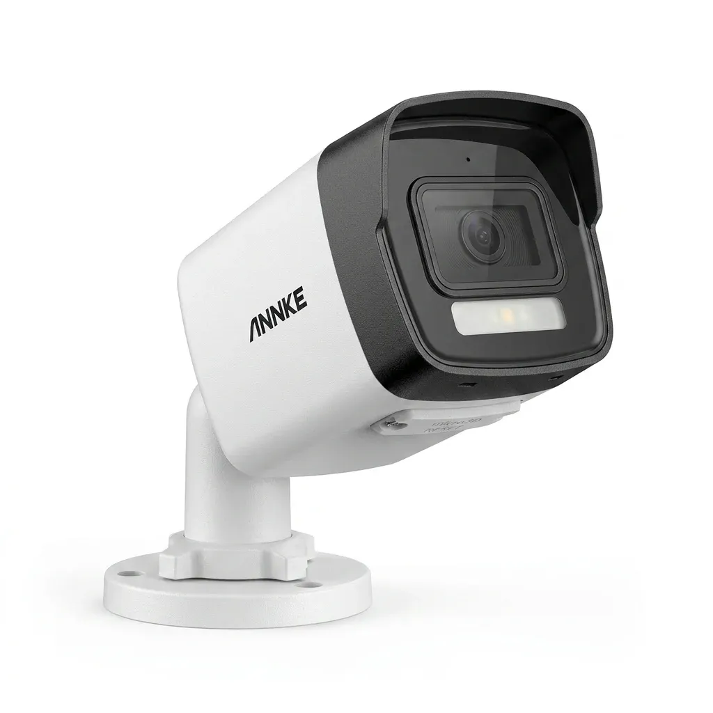 ANNKE white bullet security camera studio shot