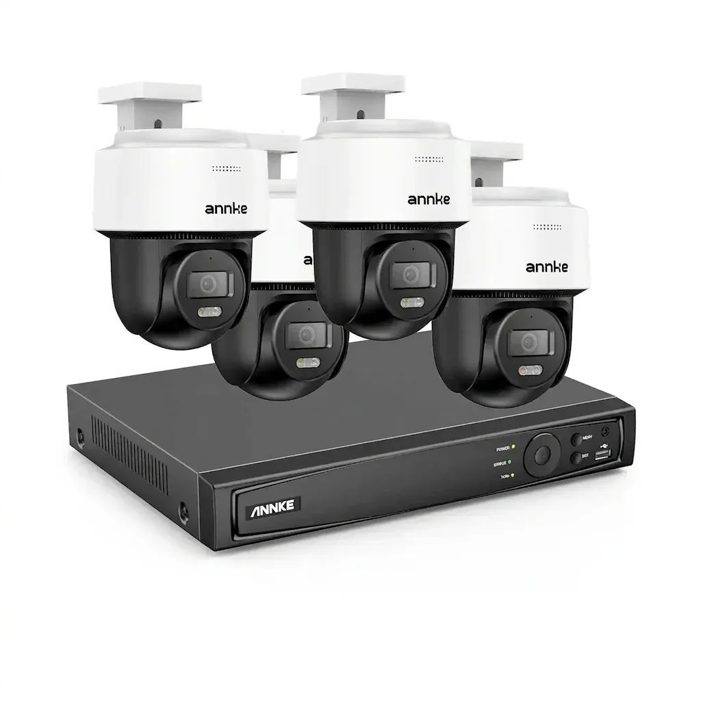 ANNKE dome cameras and black recorder kit