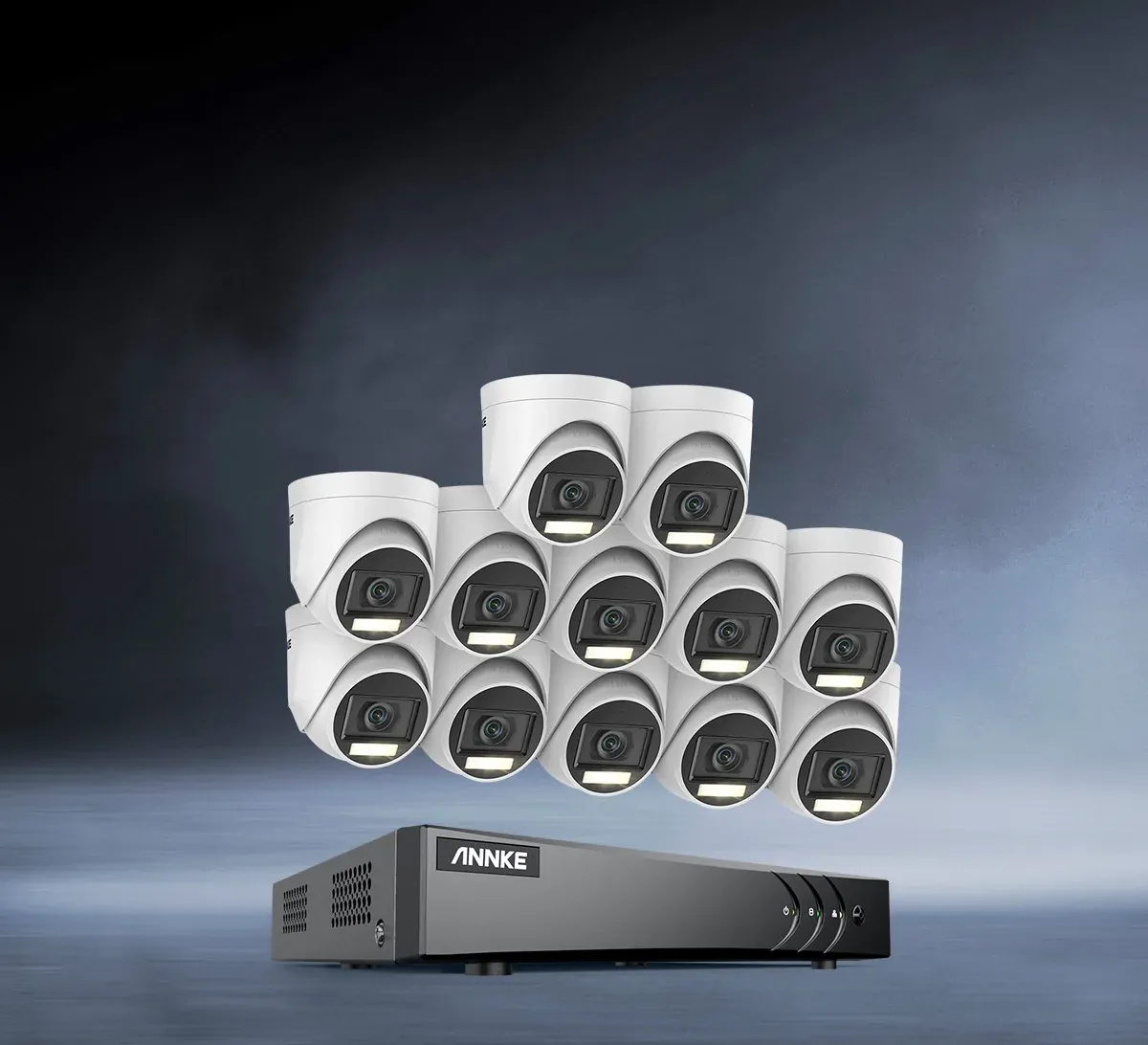 ANNKE 16-Channel 5MP Lite DVR Security Camera Kit