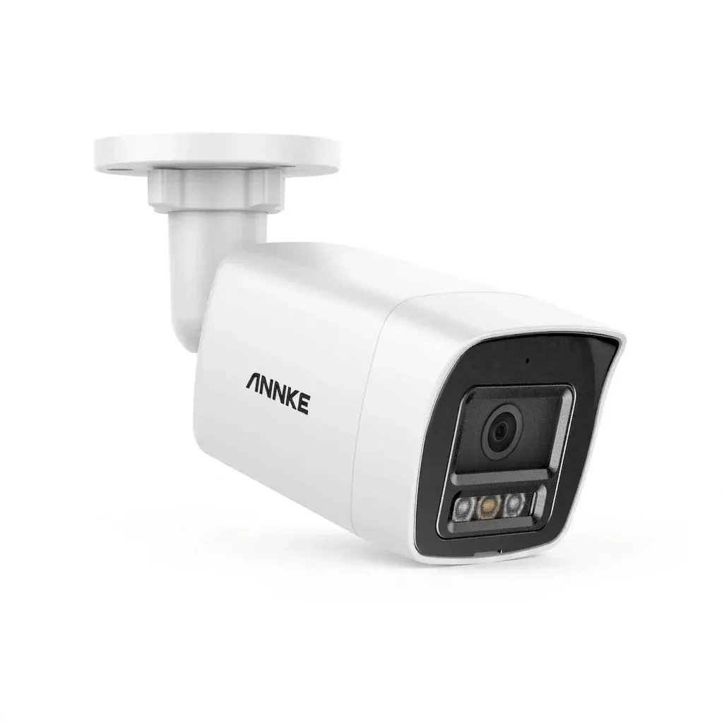 ANNKE white outdoor PoE security camera