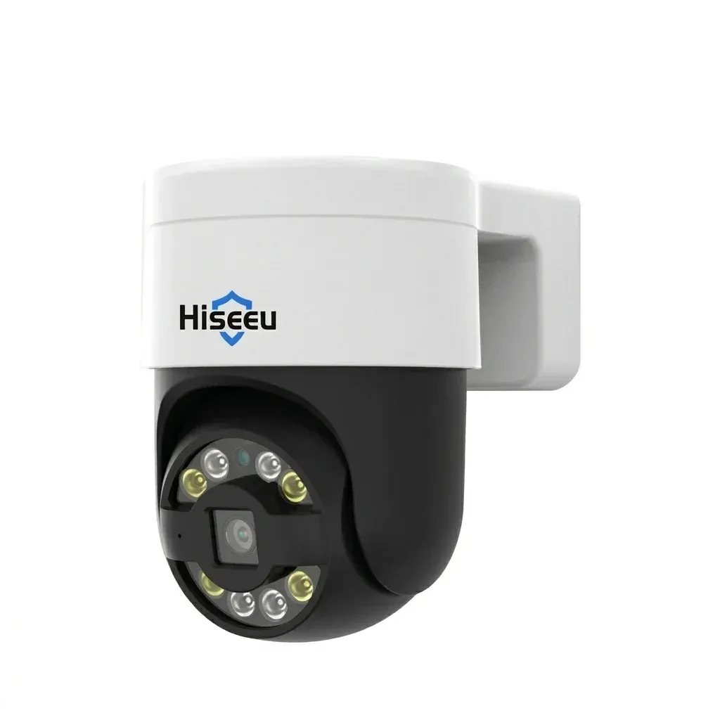 Hiseeu white and black PTZ security camera
