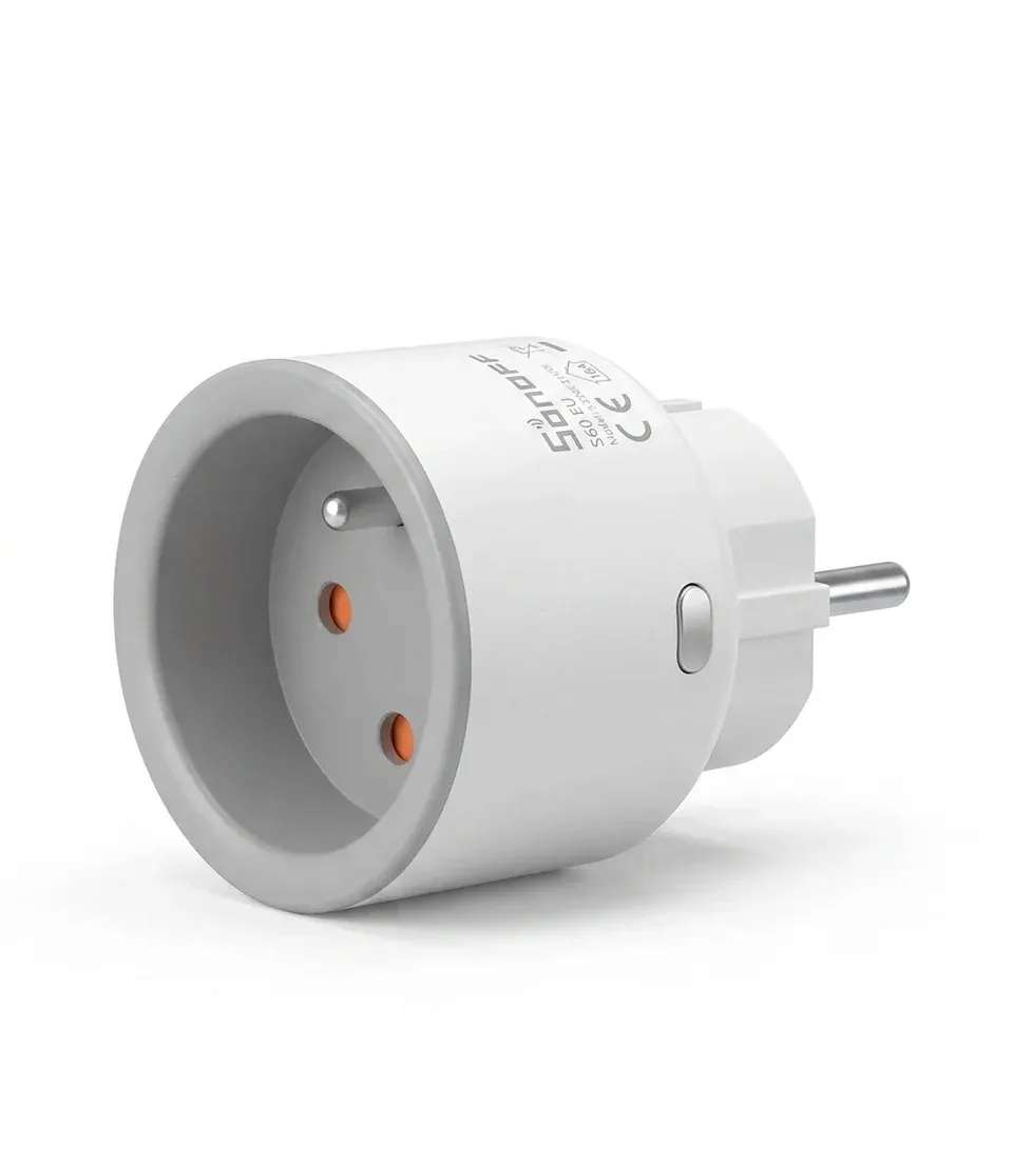 SONOFF S60 EU smart plug studio shot