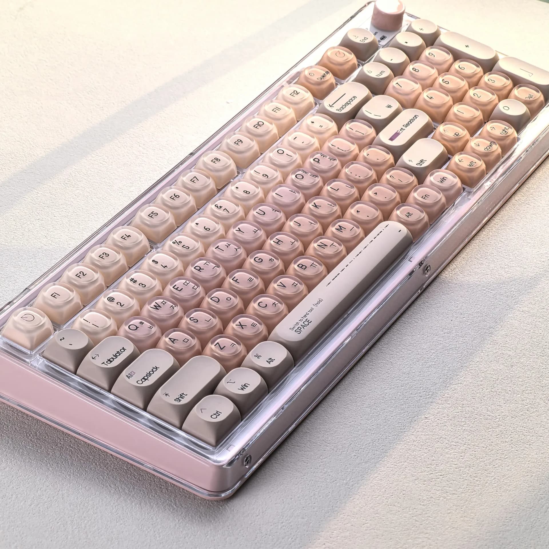 MAIMOOO PC Jelly Matte Custom Keycap Set for ANSI and ISO Boards