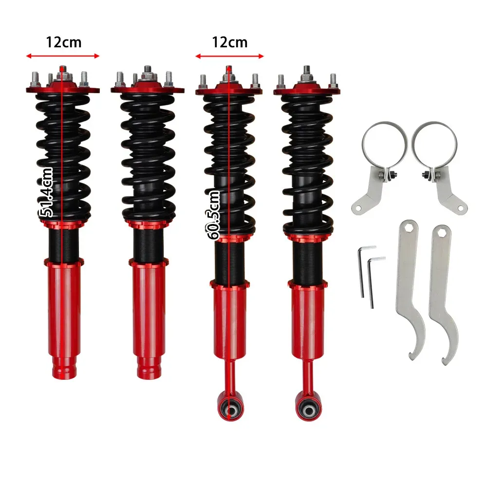 Height Adjustable Coilover Suspension Kit for Honda Accord and Acura TSX