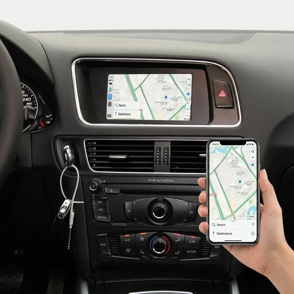 BONROAD Wireless CarPlay Retrofit Module for Audi A4 B8, A5, Q5