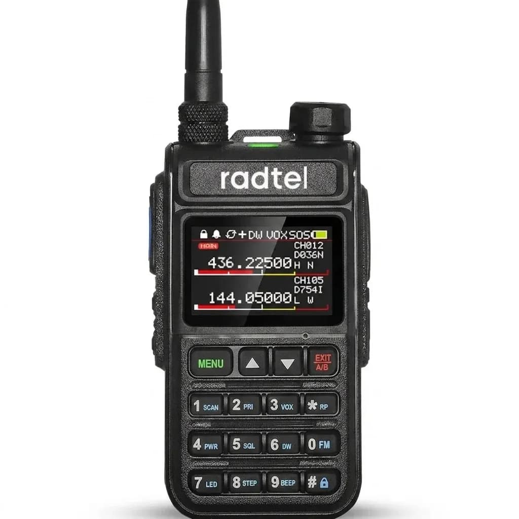 Radtel RT-890 black handheld radio