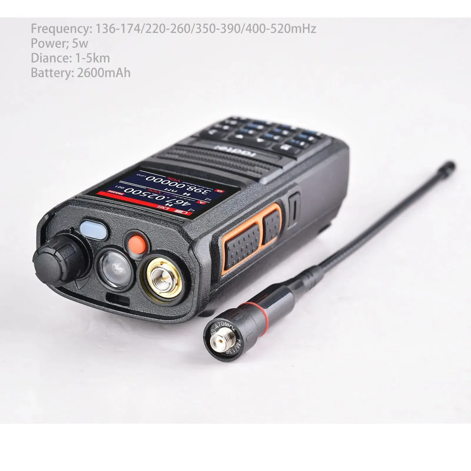Radtel RT-470X Full-Band Aviation Scanner Radio