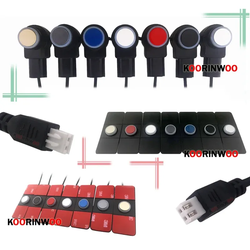 16.5mm Universal Rear Parking Sensor Kit, 4-Pack