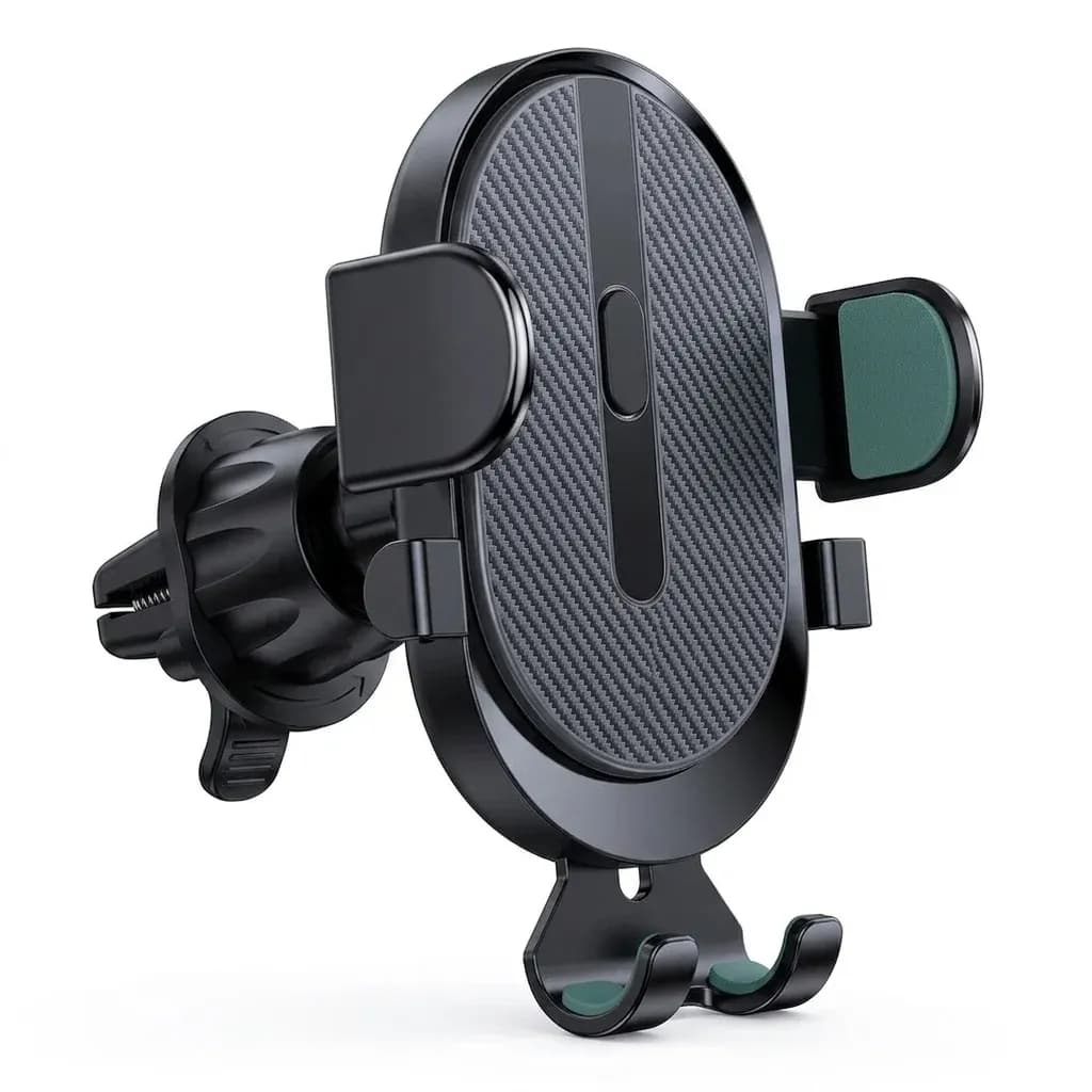 TOPK black car vent phone holder