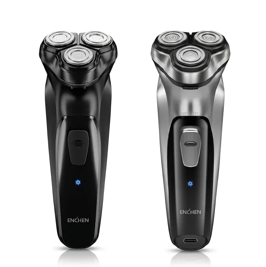 ENCHEN BlackStone dual electric shavers front view