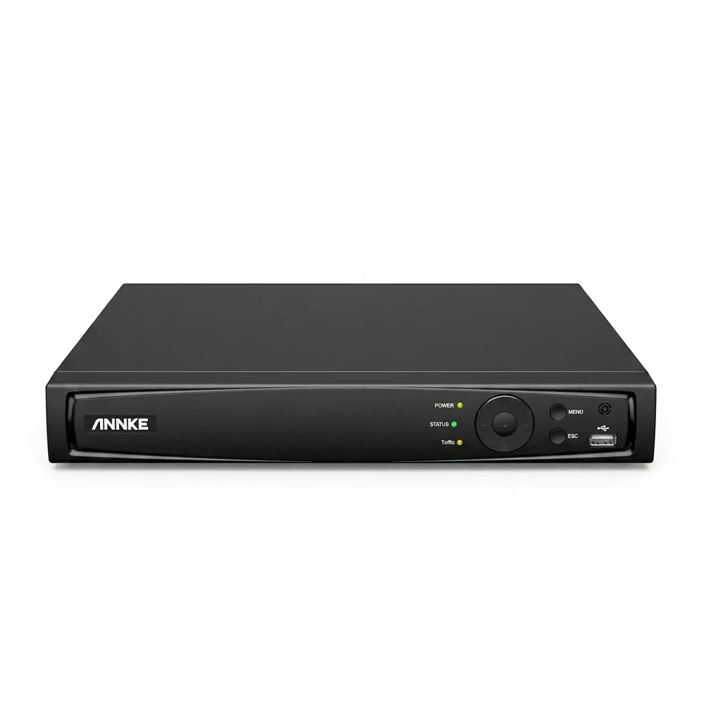 ANNKE black PoE NVR recorder front view