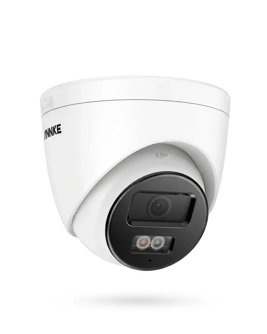 ANNKE white dome security camera studio shot