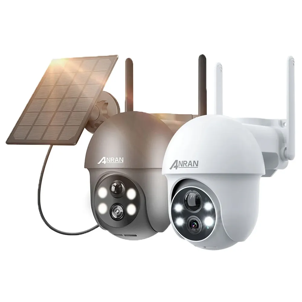 ANRAN 5MP Solar PTZ Outdoor Security Camera