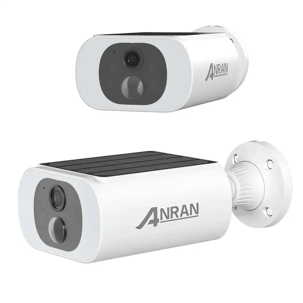 ANRAN white solar floodlight security camera