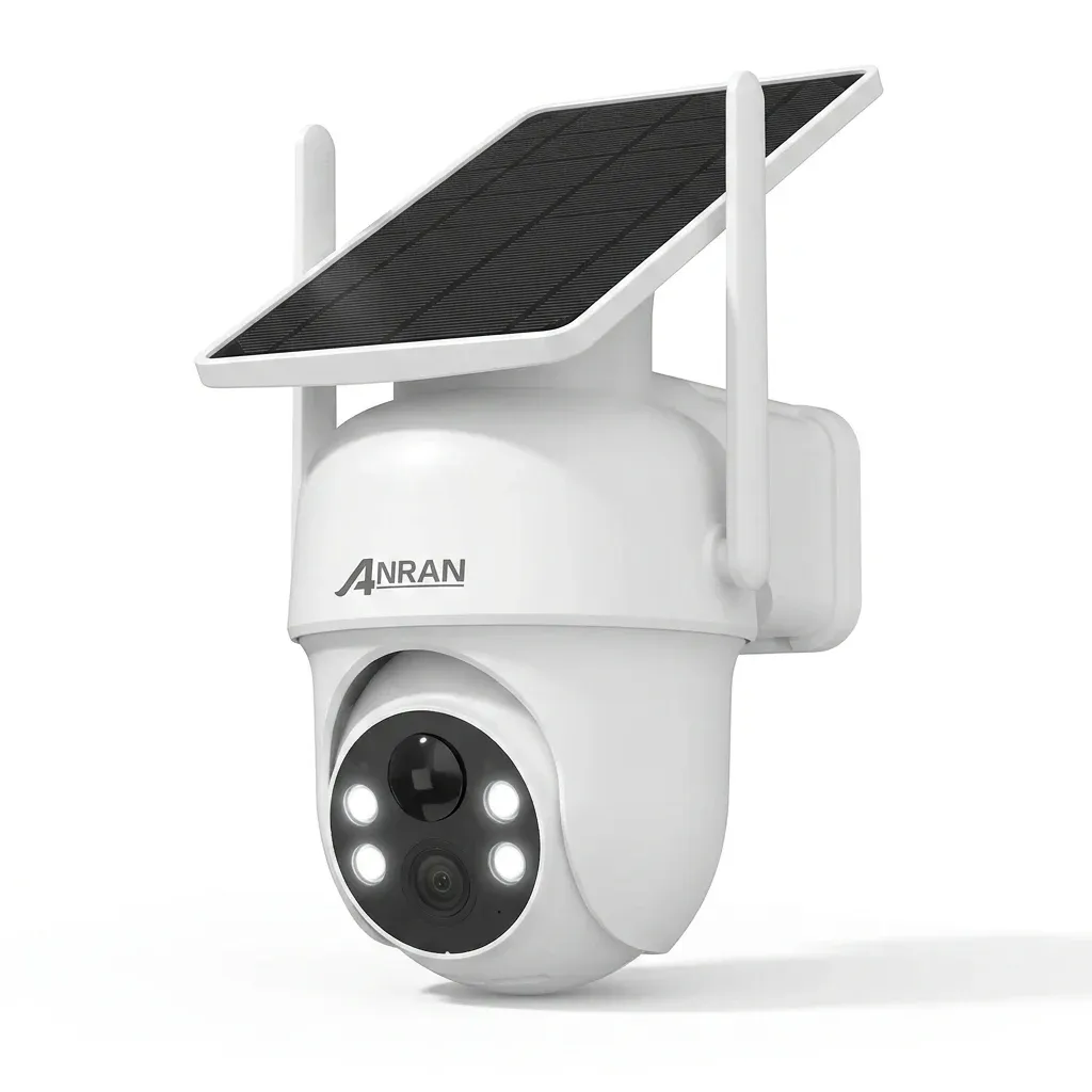 ANRAN solar outdoor security camera with panel
