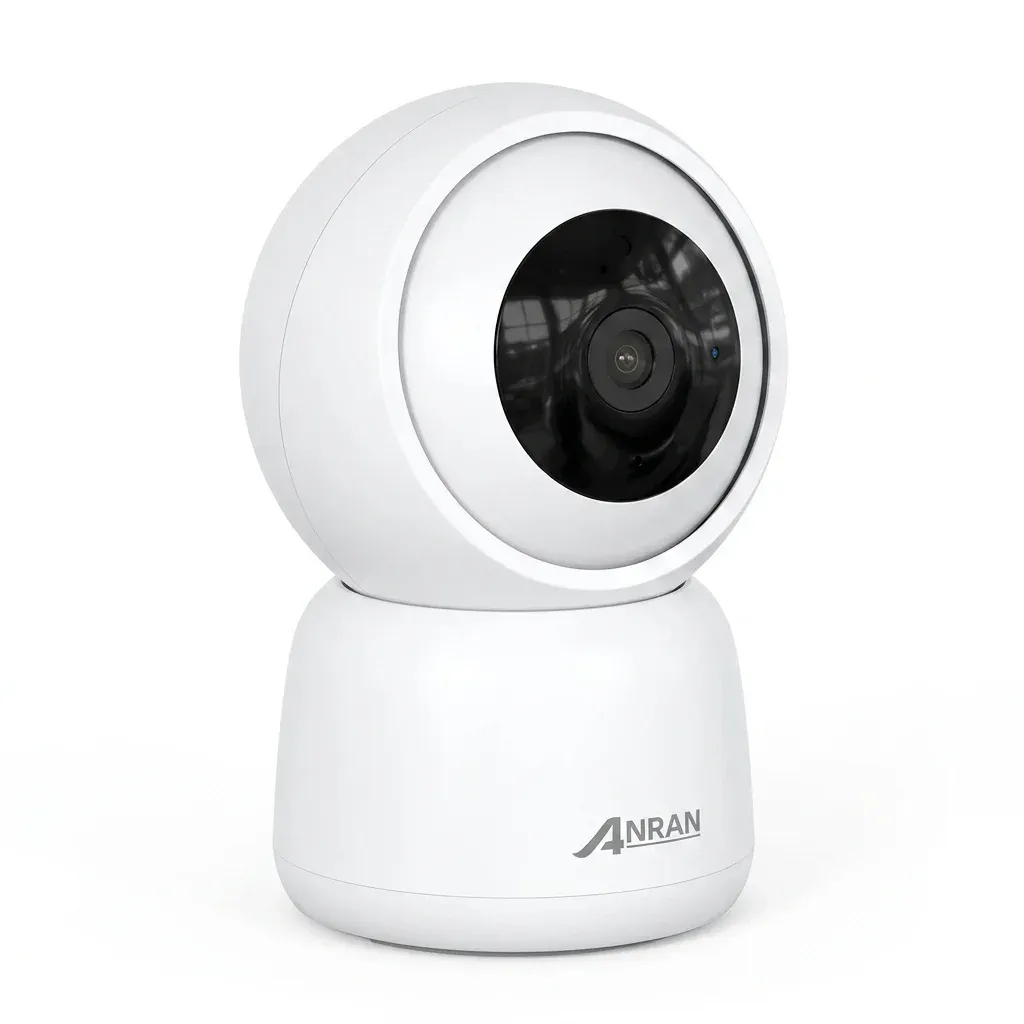 ANRAN white indoor security camera studio shot