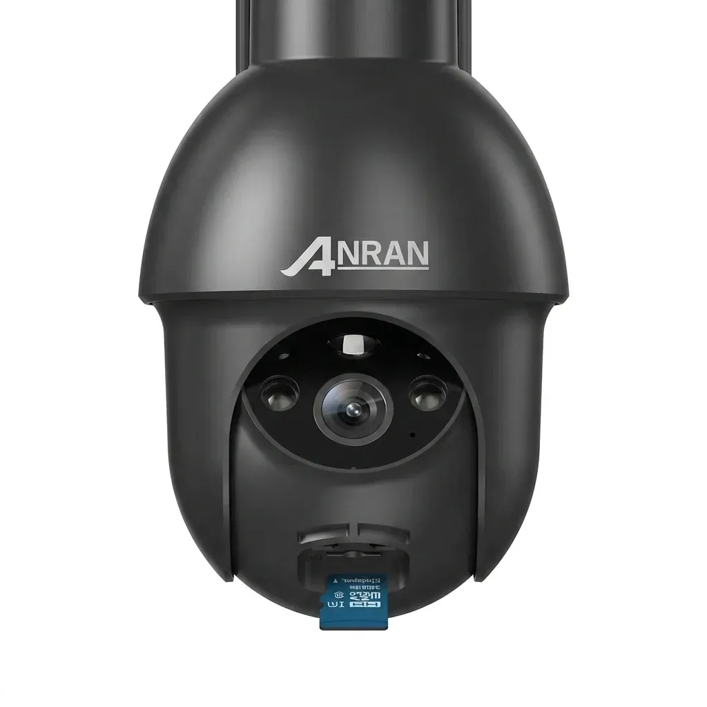 ANRAN black solar PTZ security camera