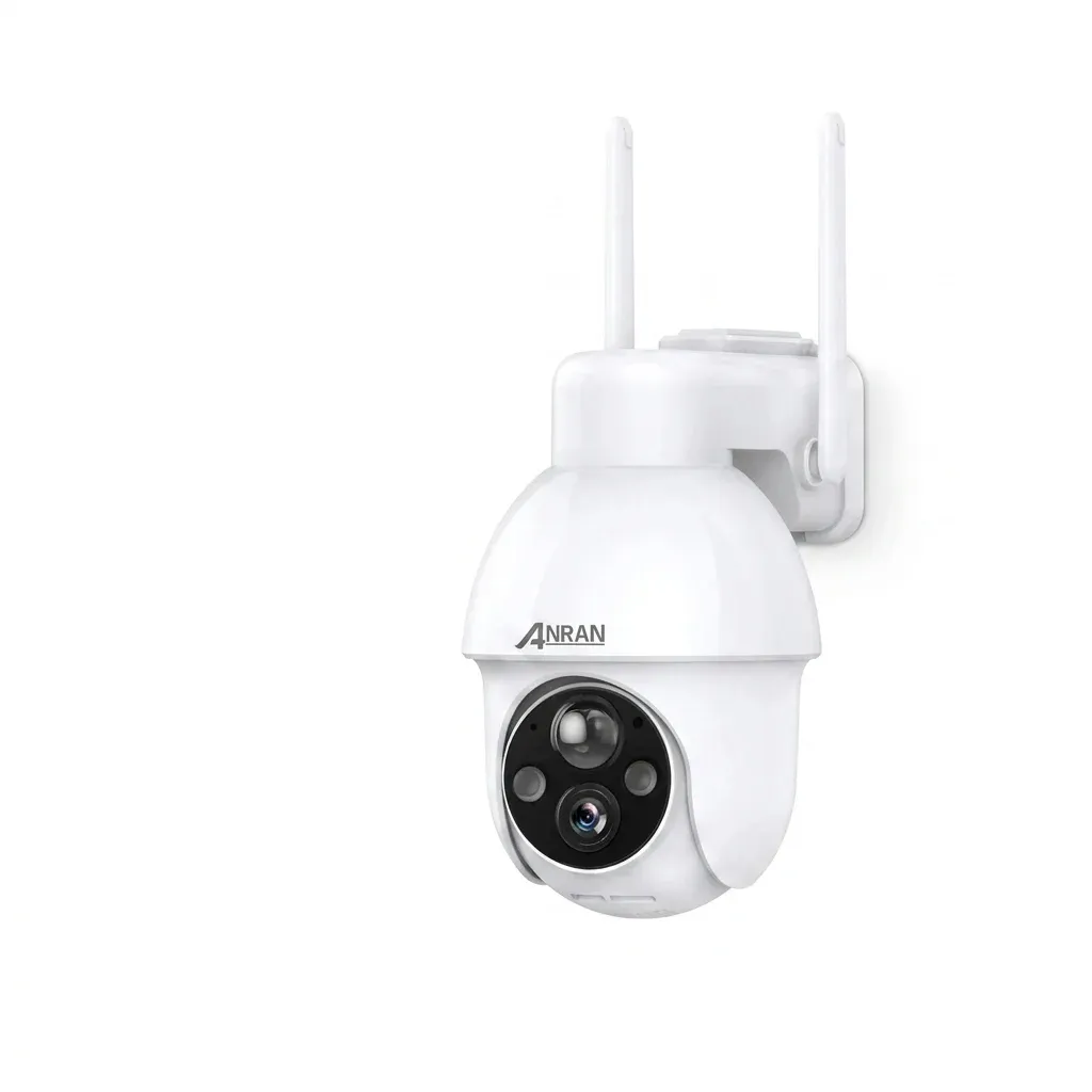 ANRAN white outdoor security camera product photo