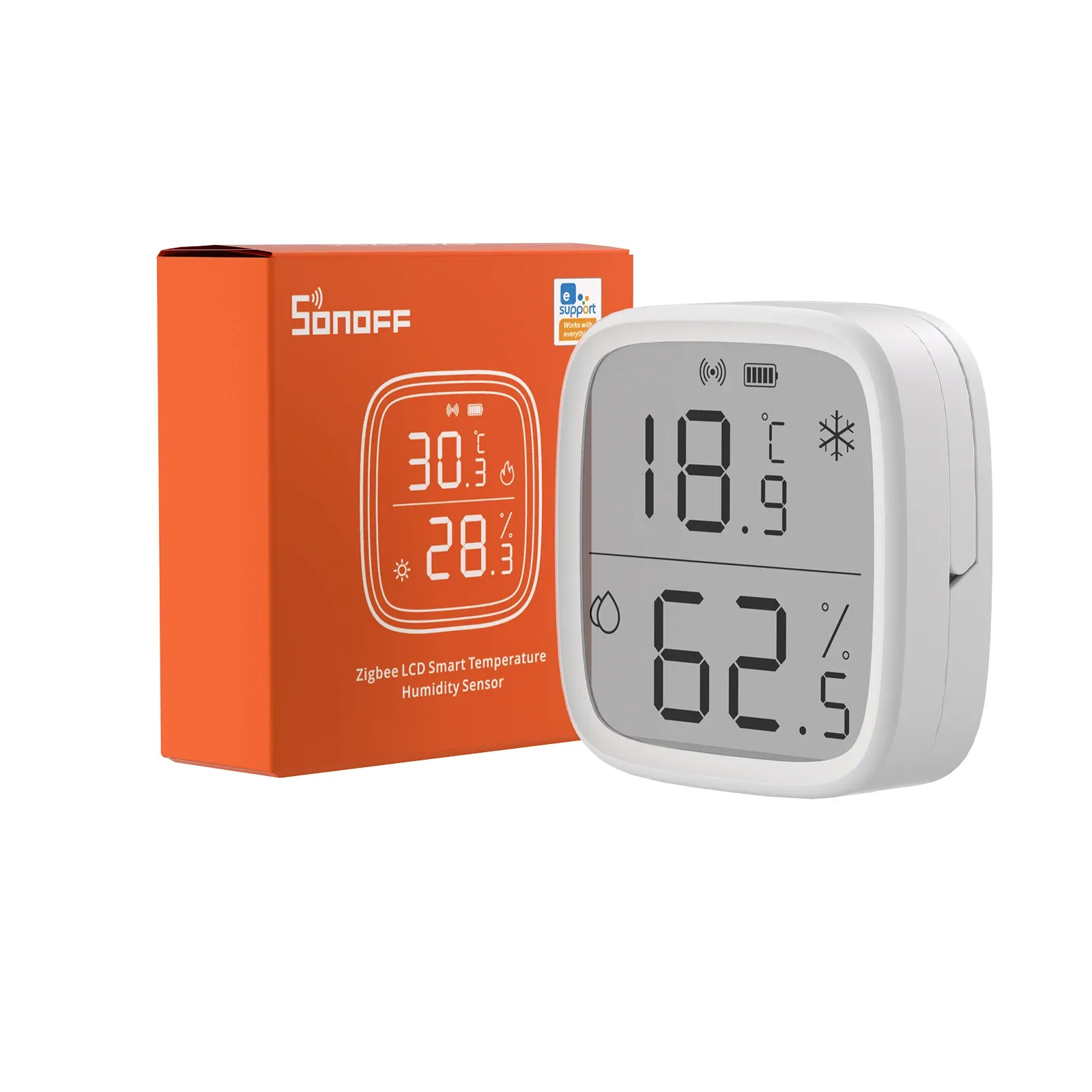 SONOFF SNZB-02D Zigbee LCD Temperature and Humidity Sensor