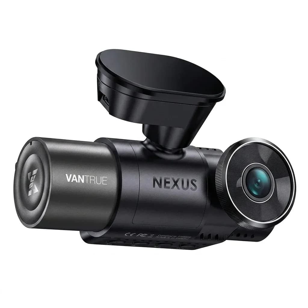 Vantrue N2X dual dash camera studio photo