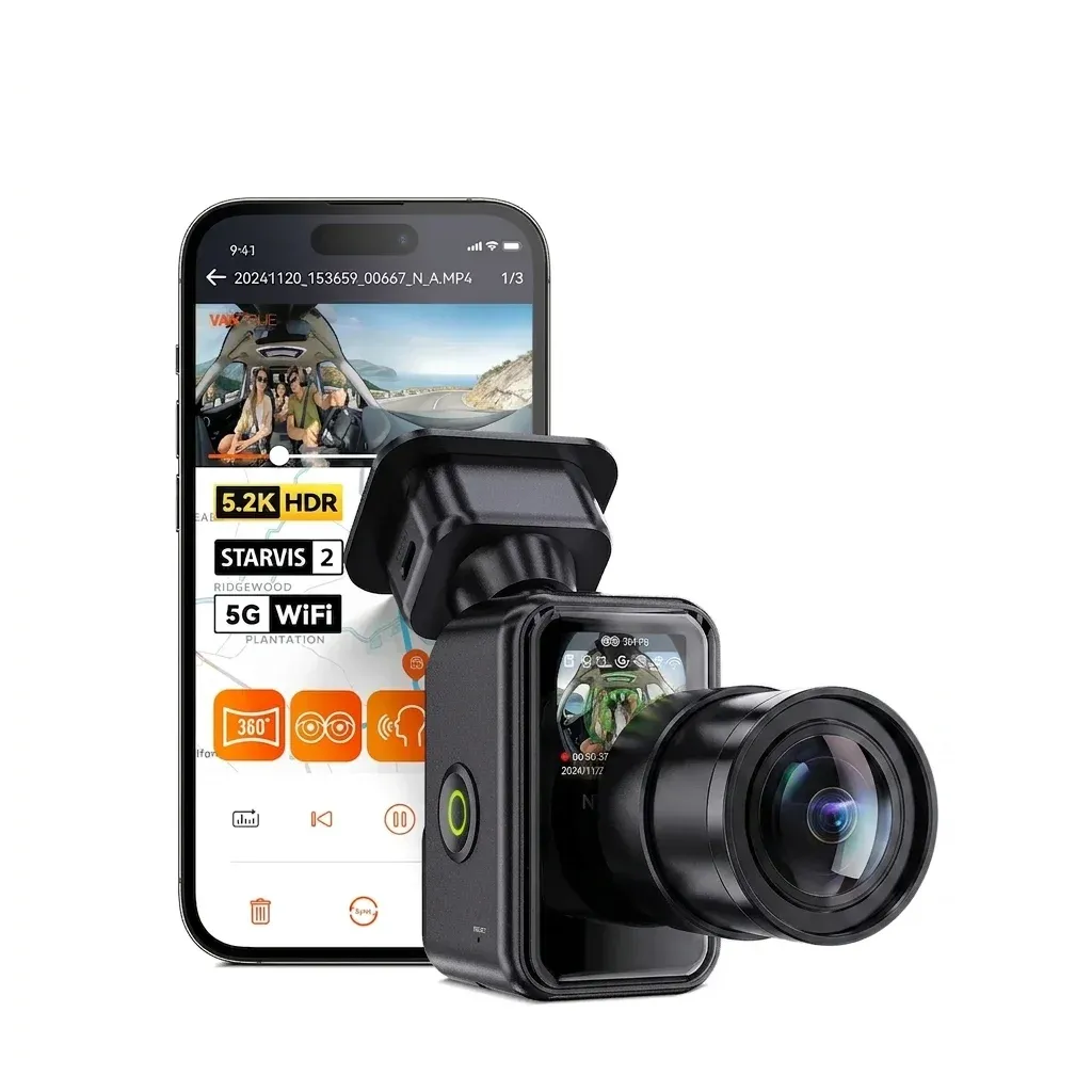 Vantrue E360 360° 5.2K Panoramic Dash Cam