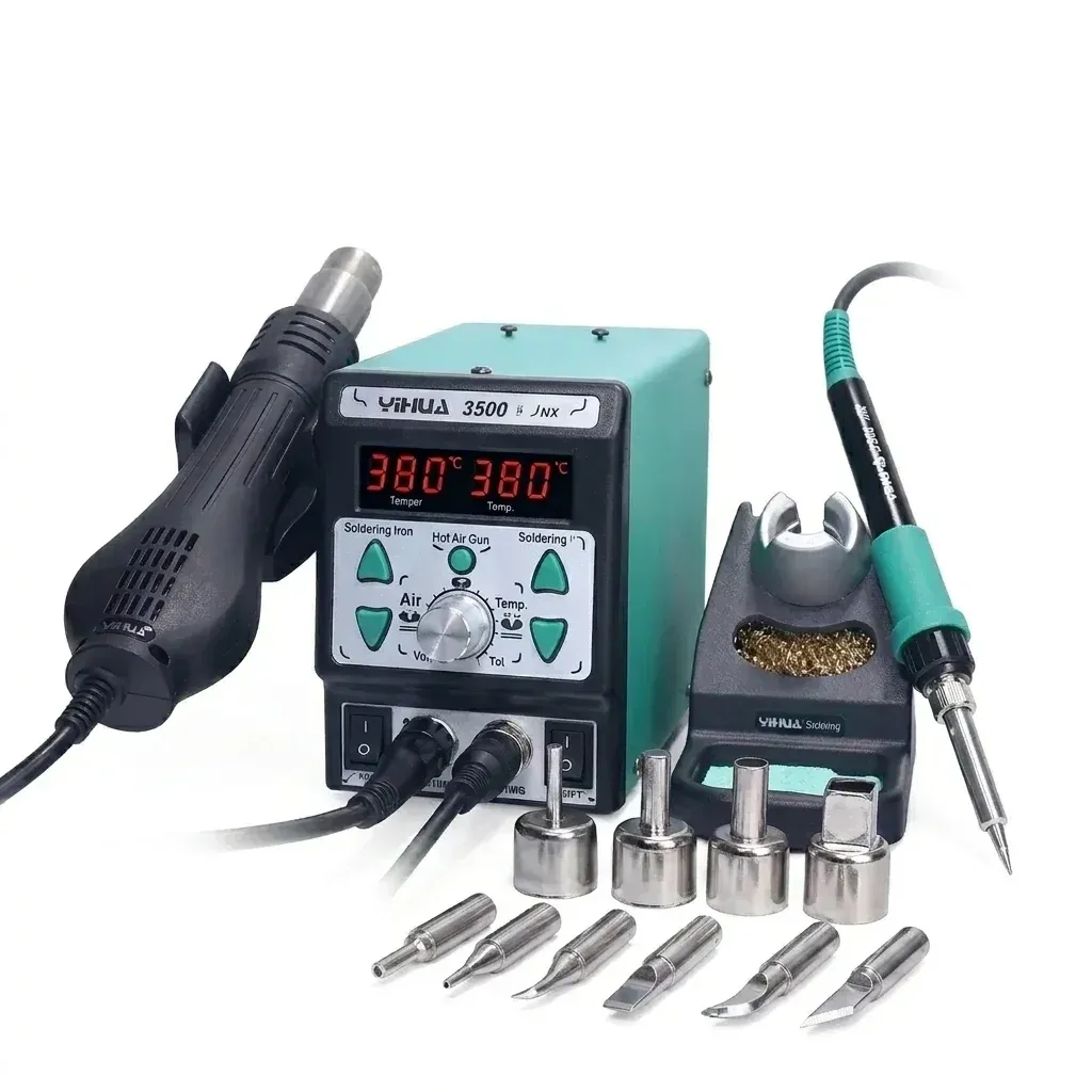 YIHUA C120 Flat Curved Knife Soldering Tip Set for 982D Stations