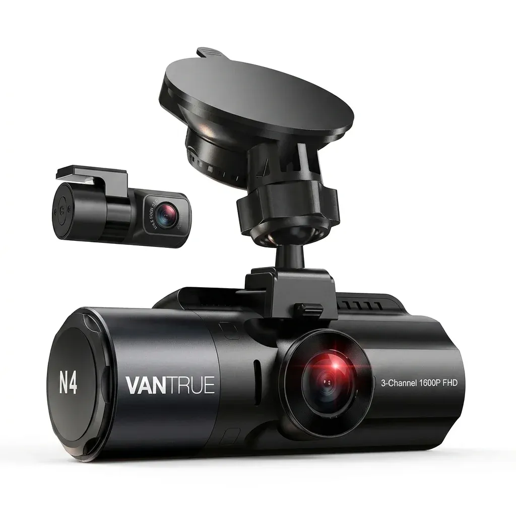 Vantrue N4 3-Channel 4K Dash Cam with IR Night Vision