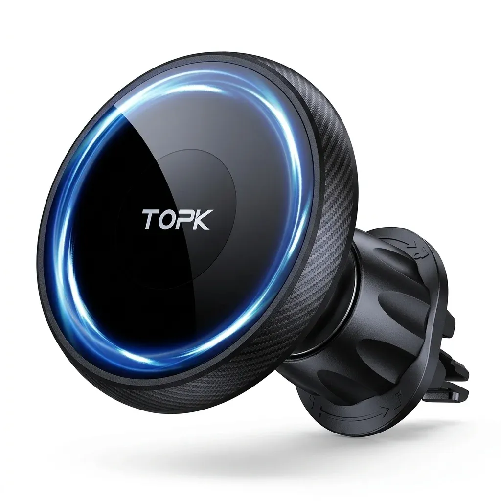 TOPK magnetic air vent phone holder