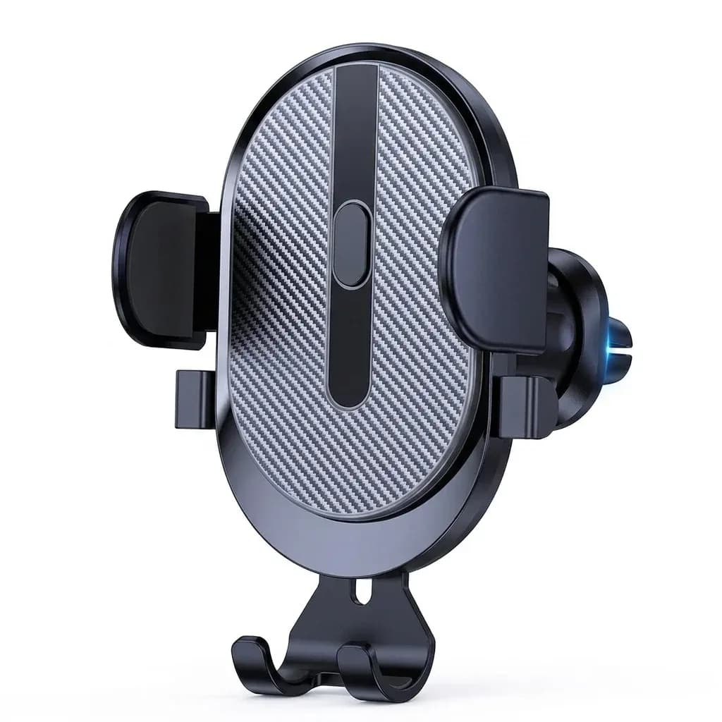 TOPK auto-lock air vent phone holder
