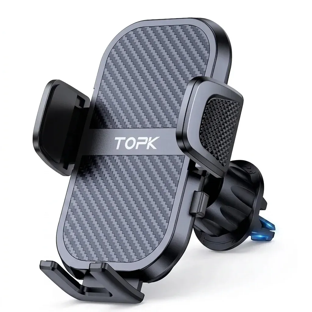 TOPK car vent phone holder studio shot